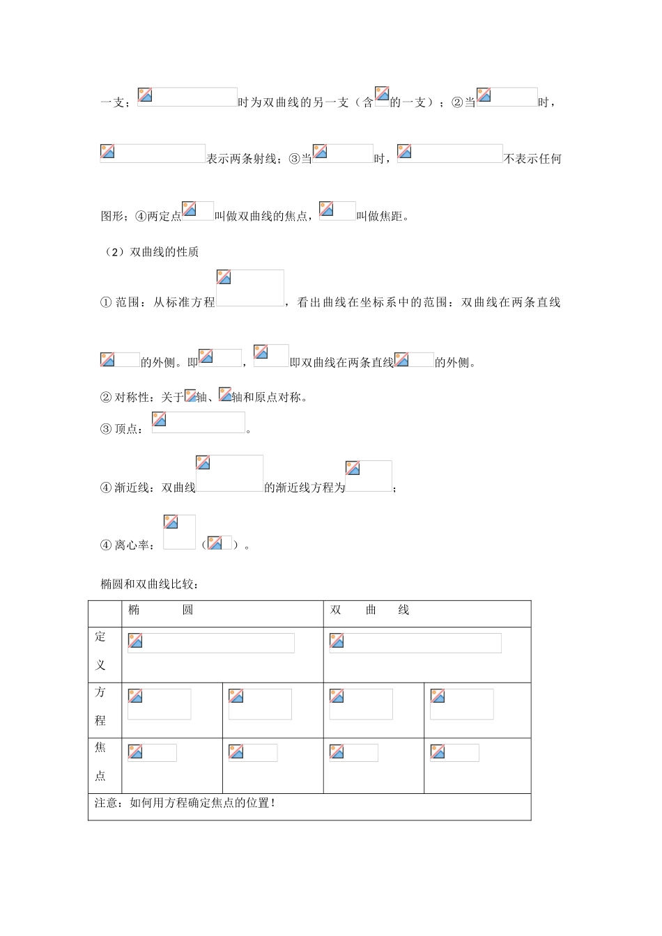 甘肃省张掖市2013届高三数学一轮学案 模块3 立几与解几 第14讲 椭圆、双曲线、抛物线 新人教A版_第2页