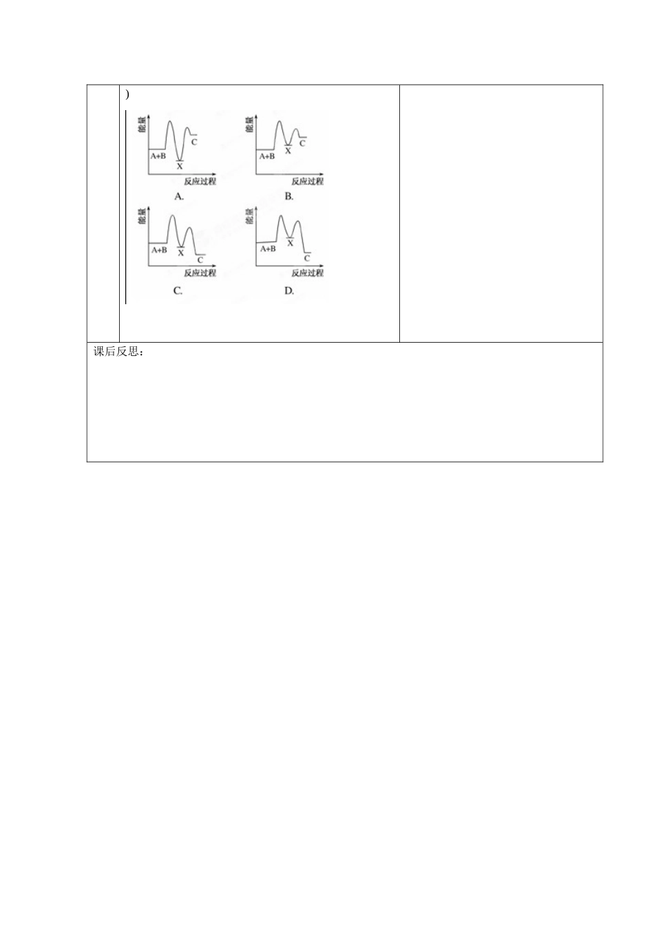甘肃省金昌市第一中学2014年高中化学 第一章 专题二ΔH大小的比较导学案 新人教版选修4_第3页