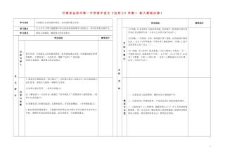 甘肃省金昌市第一中学高中语文《包身工》学案1 新人教版必修1