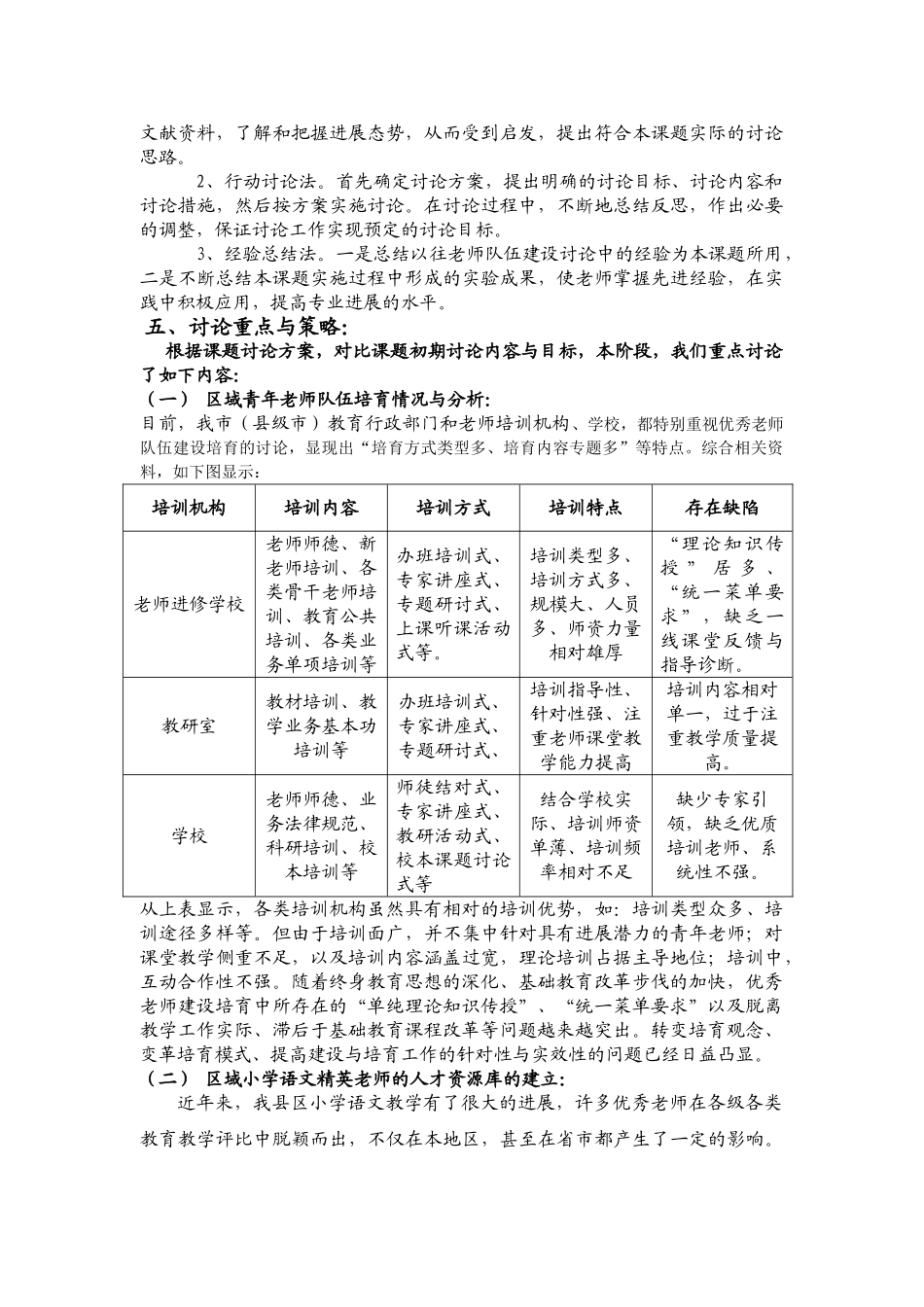 区域小学语文学科精英教师团队建设及其雁阵效应发挥的实践研究_第3页