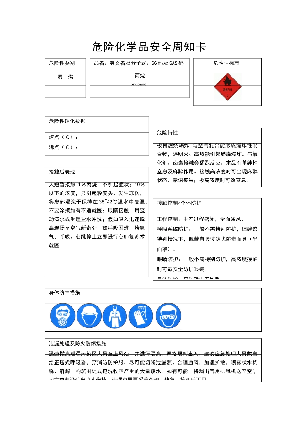 危险化学品安全周知卡--MSDS_第1页