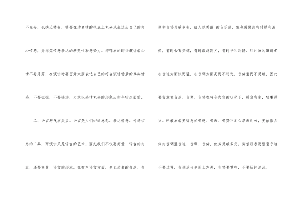 即兴演讲者演讲注意问题_第2页