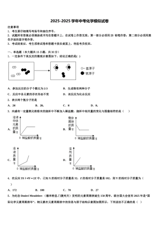 吉林省长春市第四十八中学中考化学仿真试卷含解析
