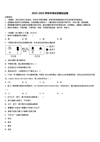 吉林省长春汽车经济技术开发区中考化学对点突破模拟试卷含解析