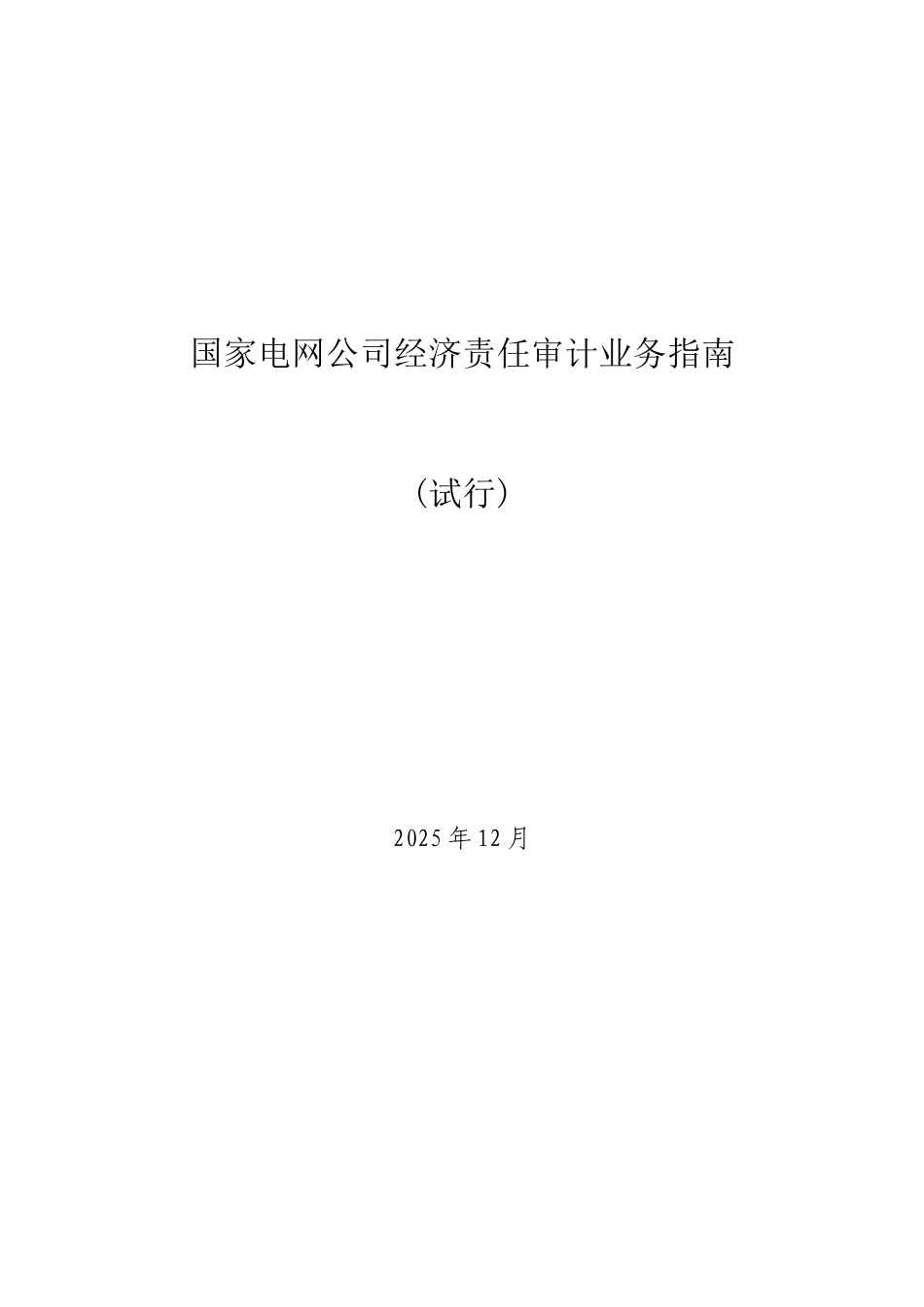 国家电网公司经济责任审计业务指南_第3页