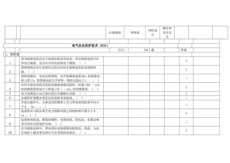 国网公司特种作业证资格考试试题_第2页