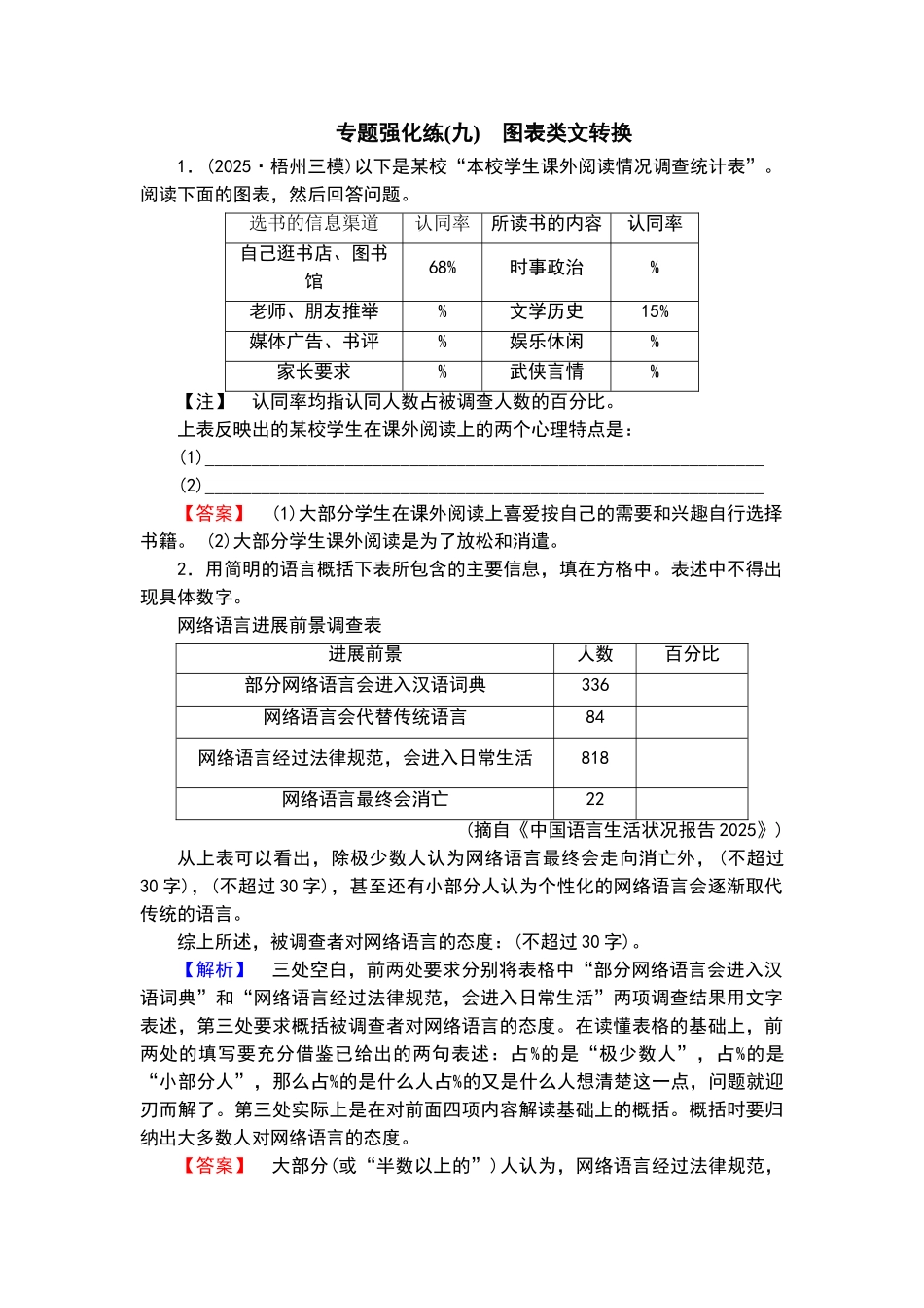 图文转换练习含答案_第1页