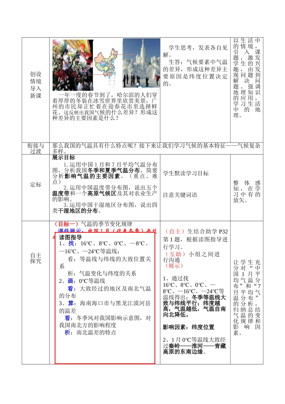 地理八年级上册第二章《气候复杂多样》教案_第2页