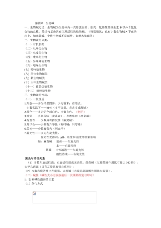 天然产物化学复习材料