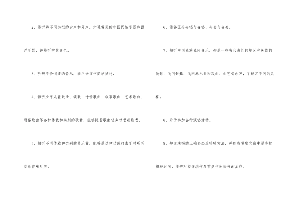小学二年级下册音乐教学计划_第3页