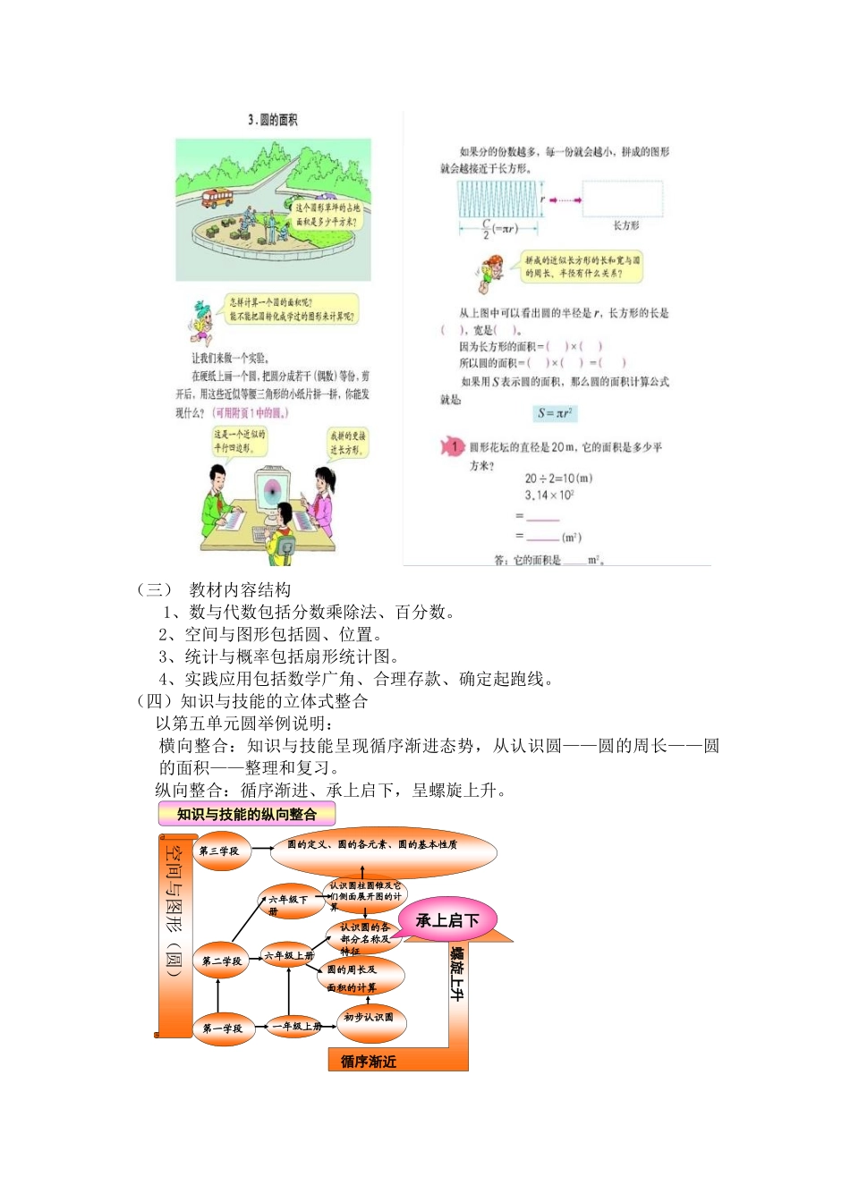小学六年级上册数学说教材_第3页