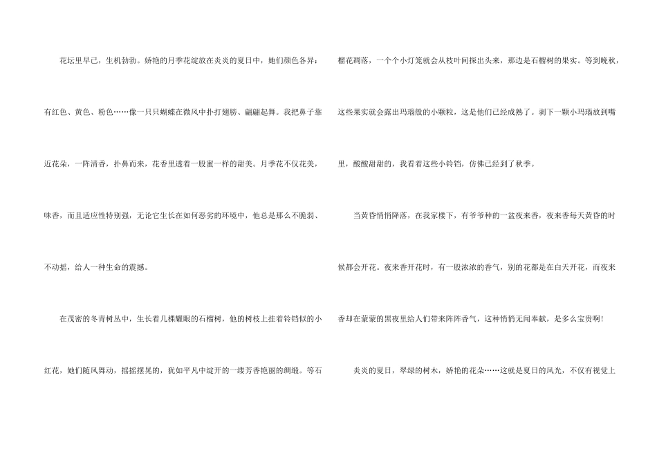 小学四年级夏天_第2页