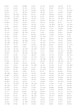 小学数学一年级口算题