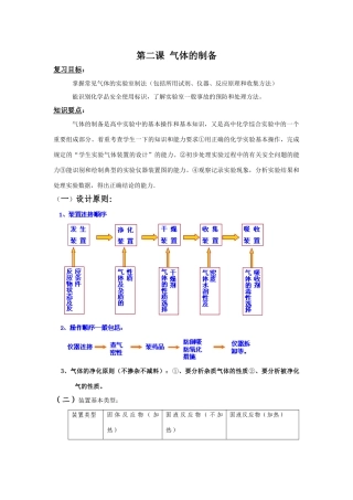 第二节 气体的制备