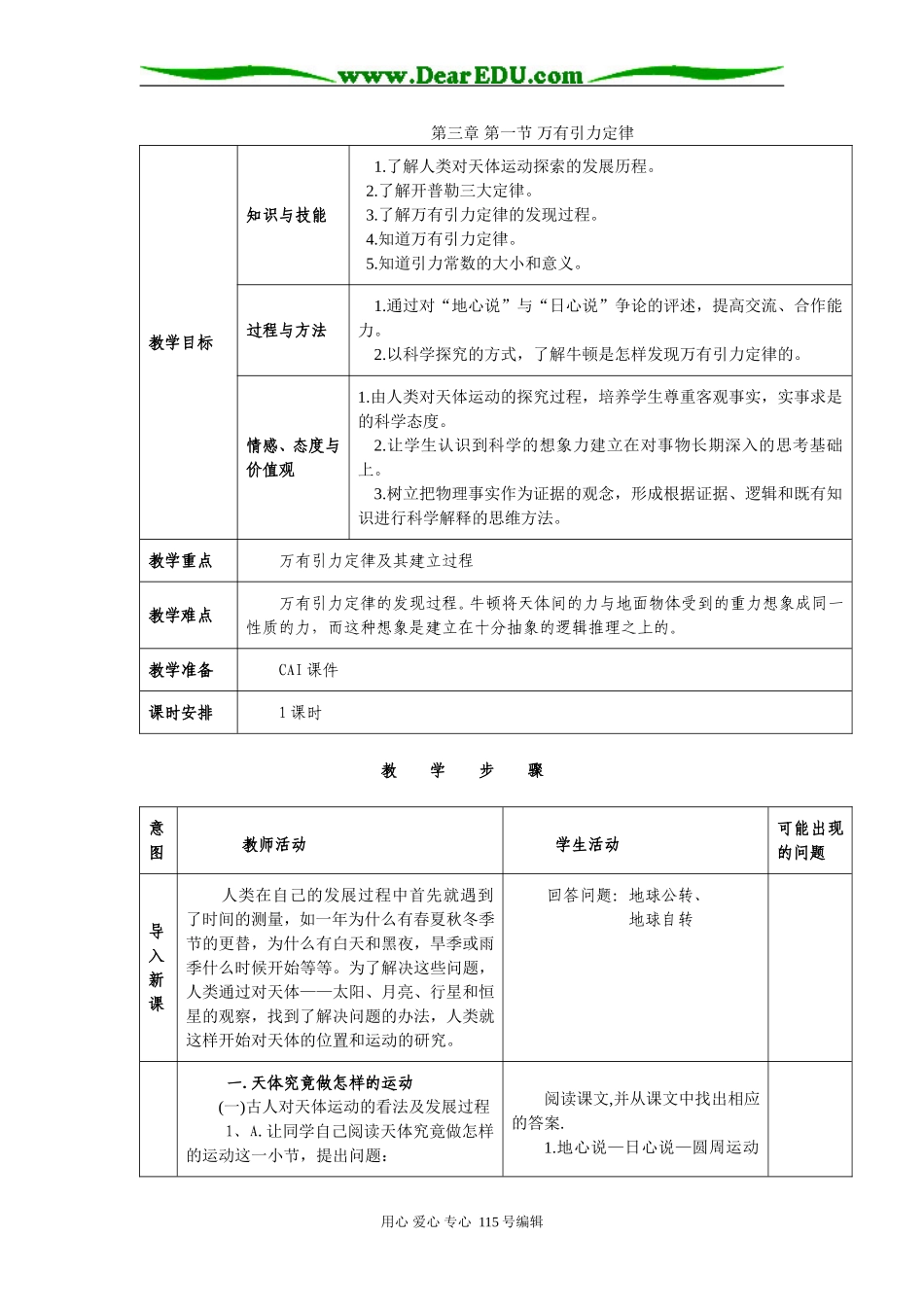 第一节 万有引力定律_第1页