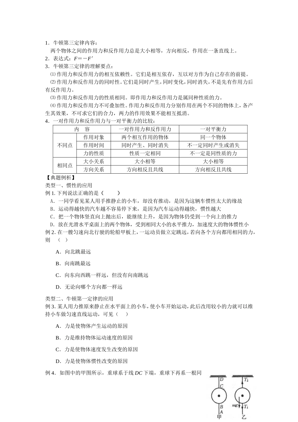 第三章   牛顿运动定律_第2页