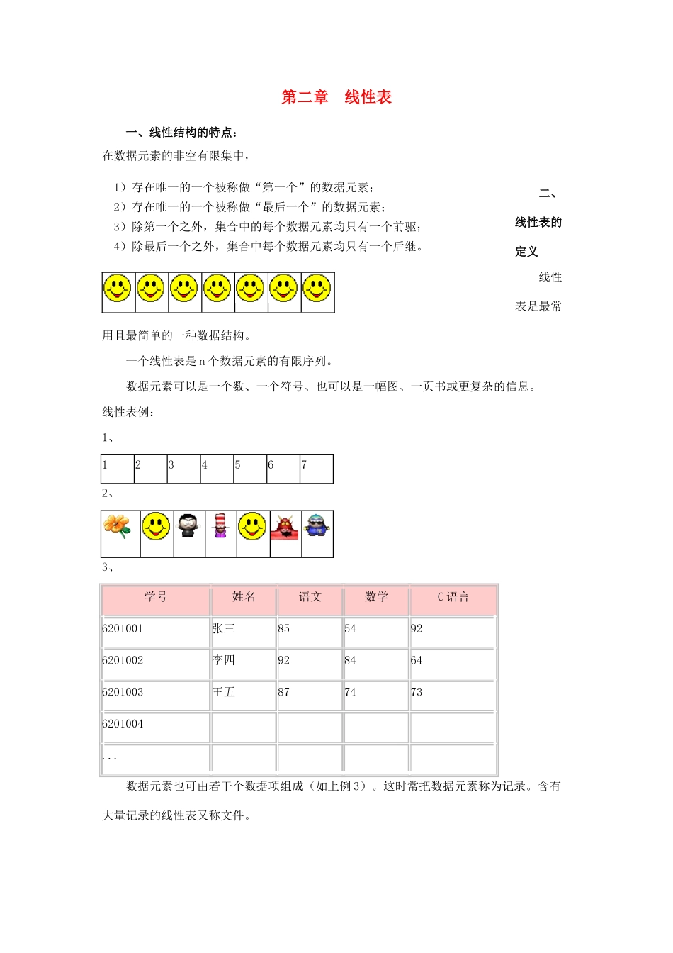 第二章　线性表_第1页