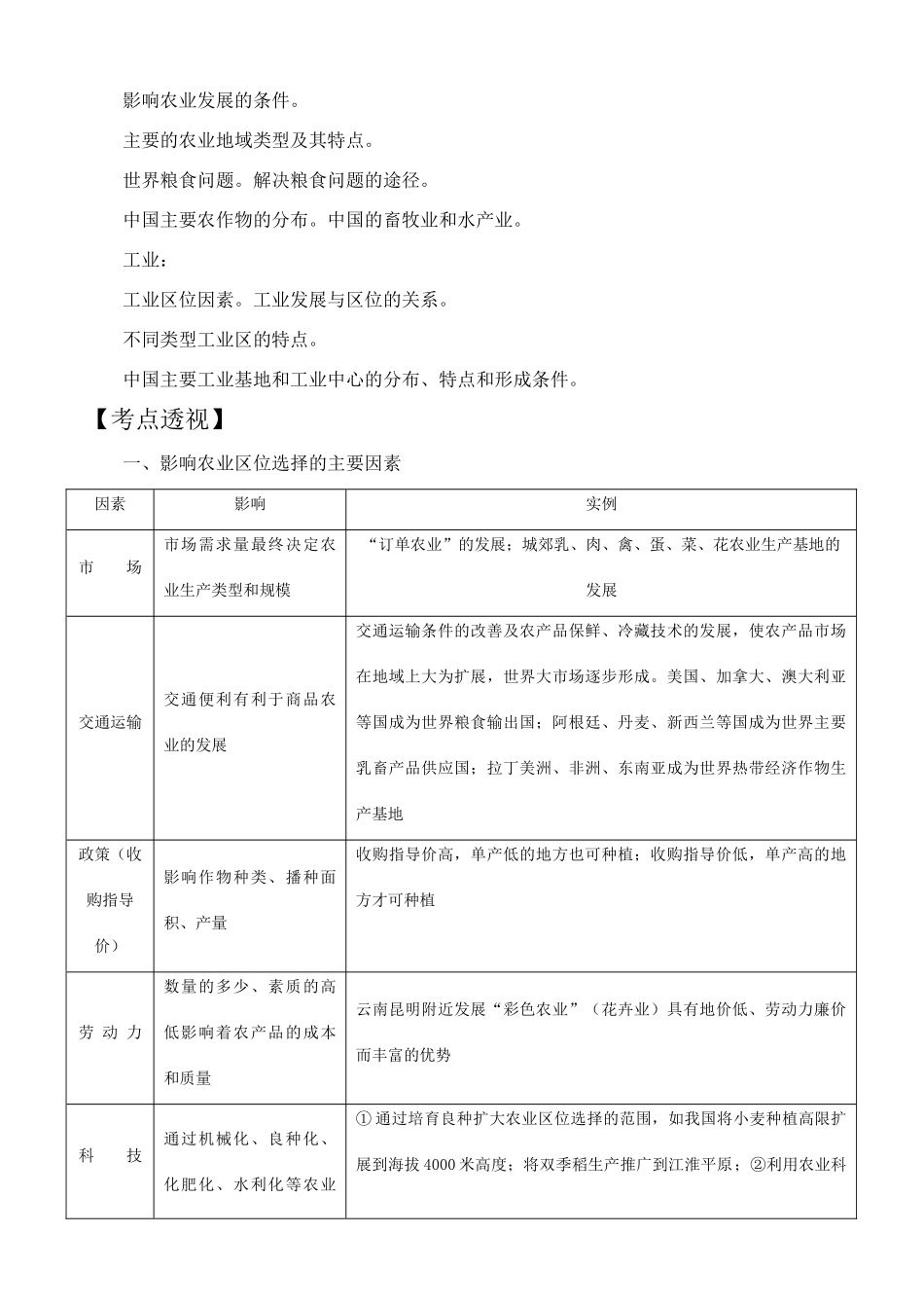高二地理模块一 人类的生产活动与地理环境学案_第2页