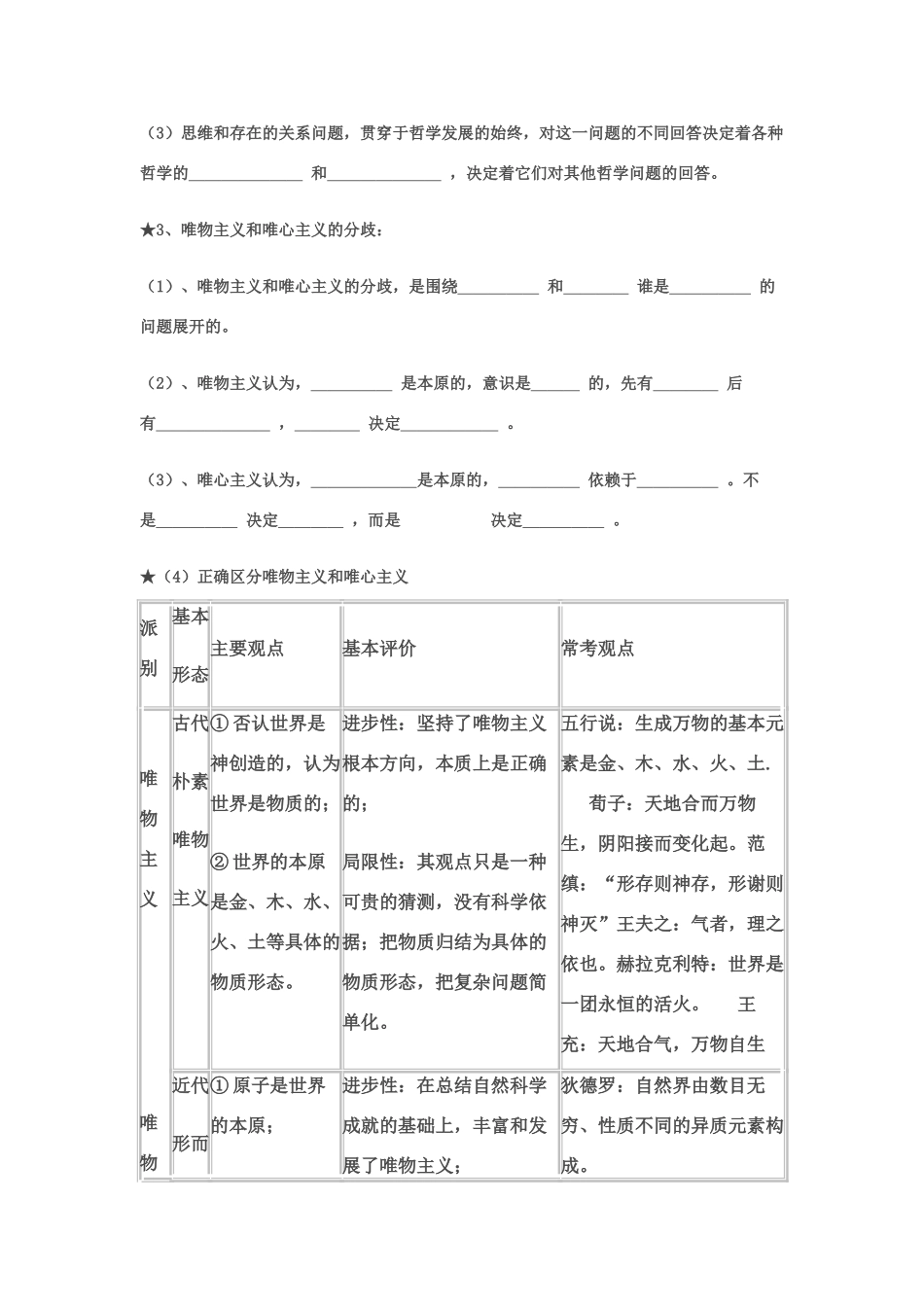 高二政治：1.2《百舸争流的思想》导学案（新人教版必修4）_第2页