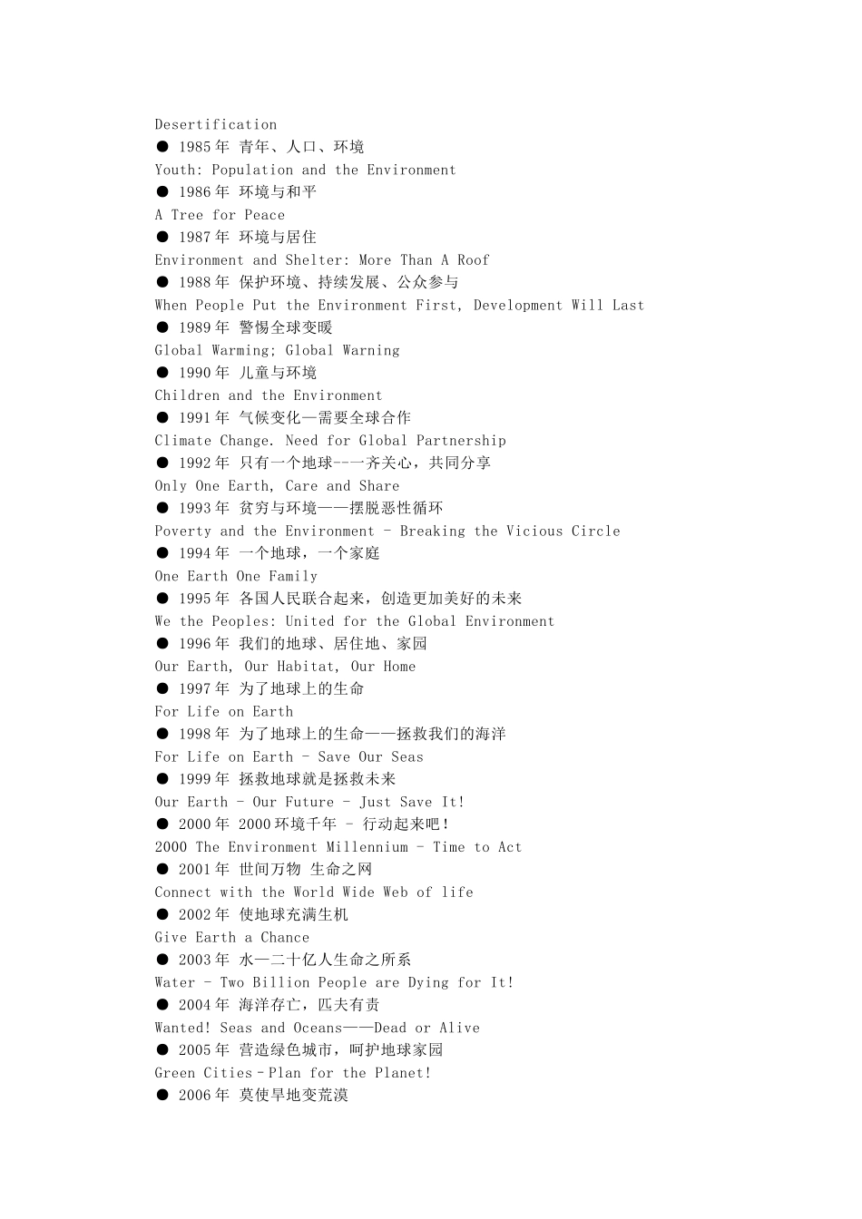 高二地理：第一单元《环境与环境问题》相关素材 鲁教版选修6_第2页