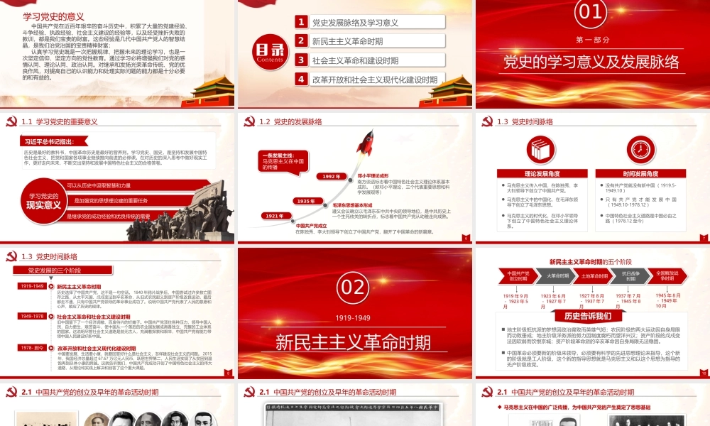 中国共产党党史PPT.