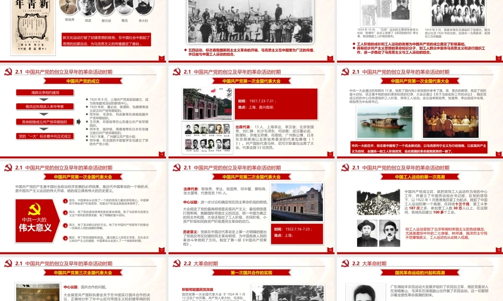 中国共产党党史PPT.