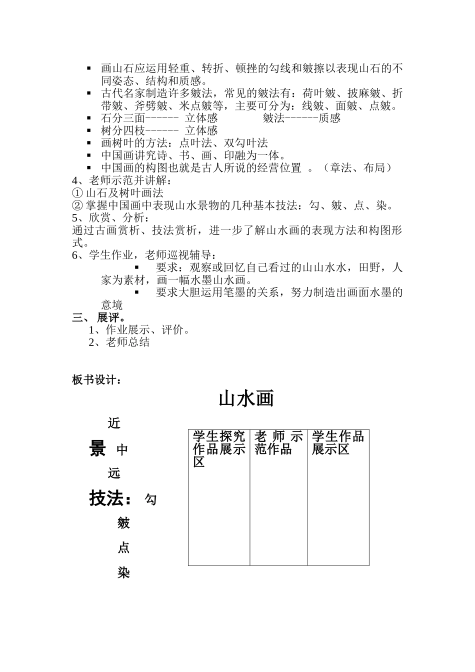 小学美术五年级下册第14课《山水画》课件教案_第2页
