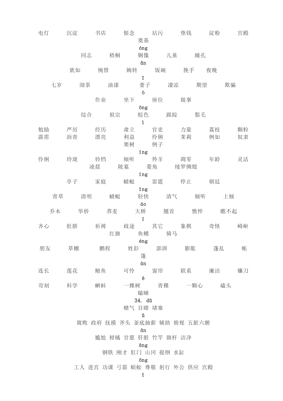 小学语文1-6年级常见120组同音字组词_第2页
