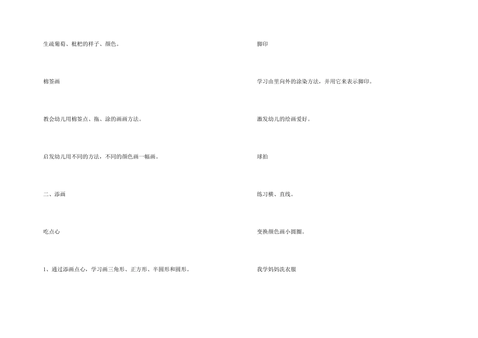 小班美术课教学计划_第2页