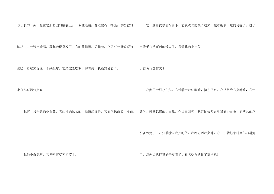 小白兔话题8篇_第3页