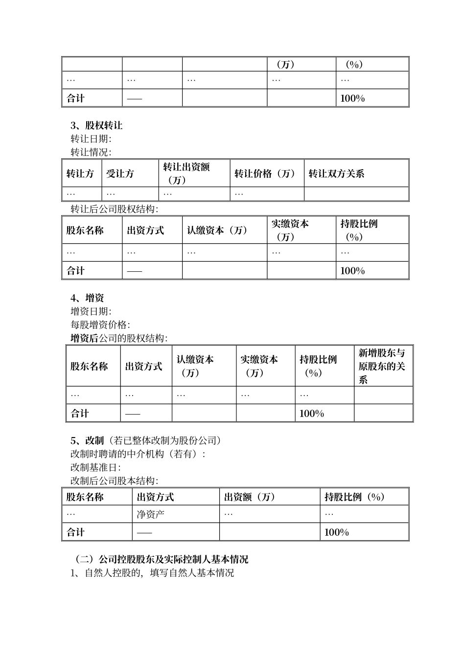 尽职调查问卷模板_第2页
