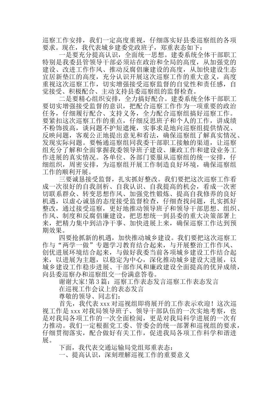 巡察整改落实专题会-表态发言_第2页