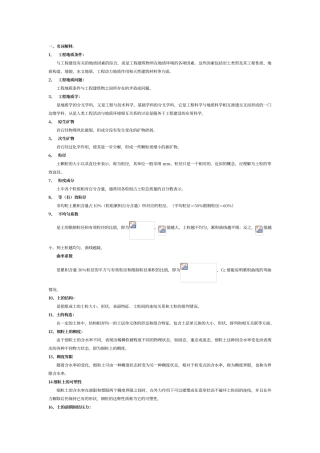 工程地质学模拟试题及答案
