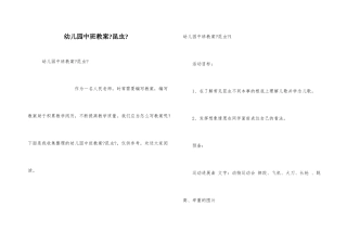 幼儿园中班教案《昆虫》