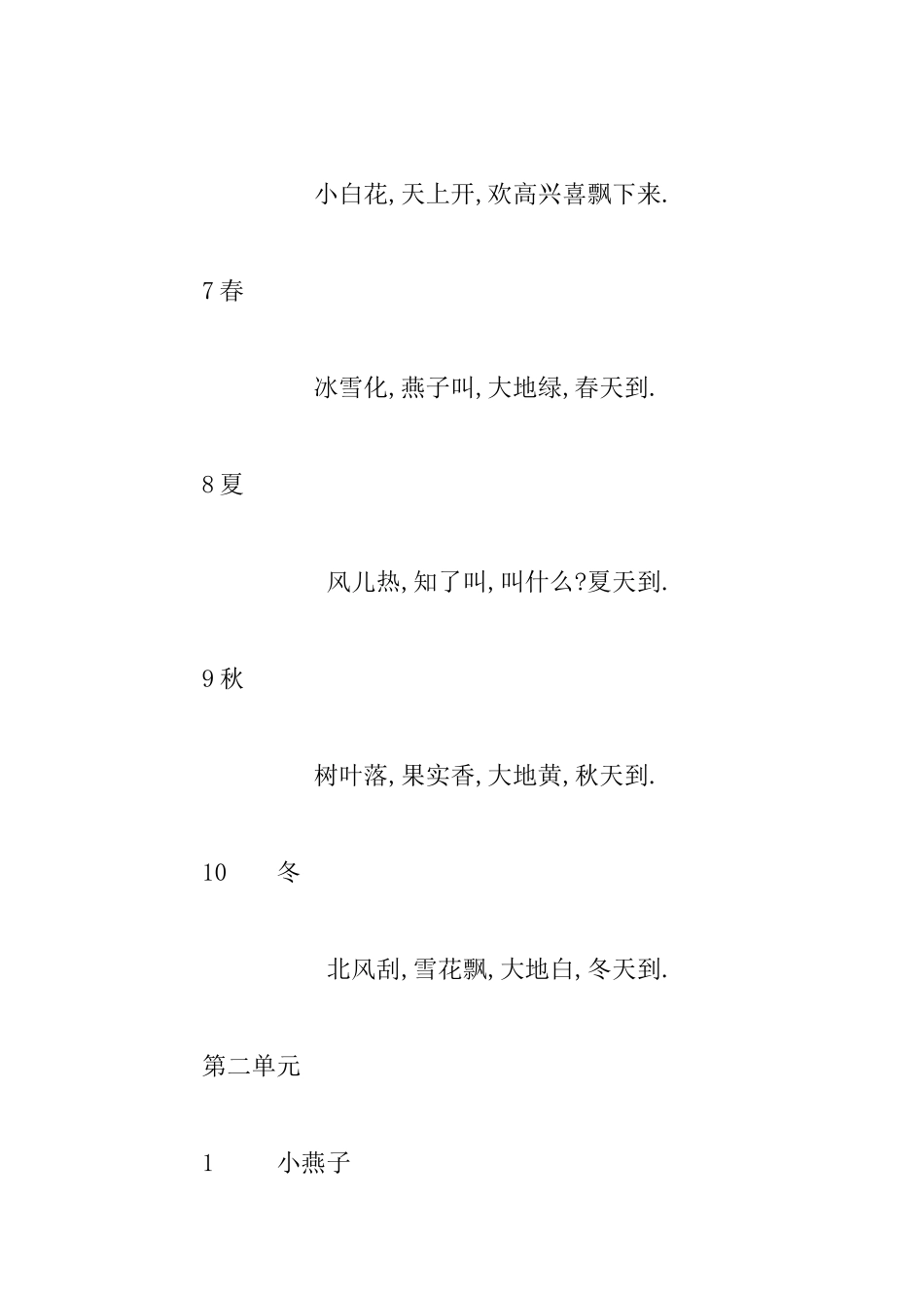 幼儿园小班教材《帮我早读书》目录_第2页