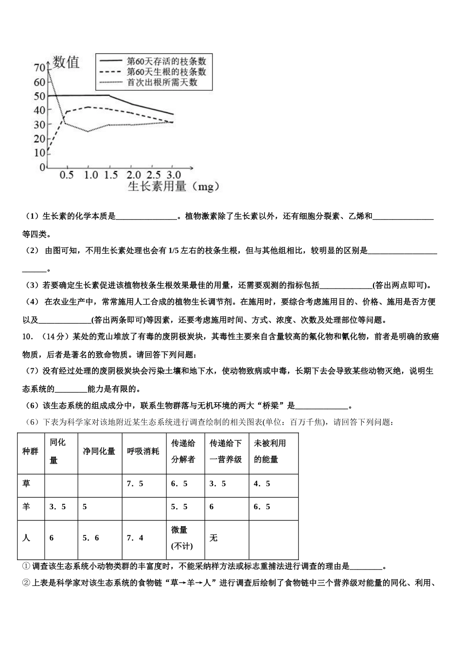 广东2025年深圳市红岭中学高考适应性考试生物试卷含解析_第3页