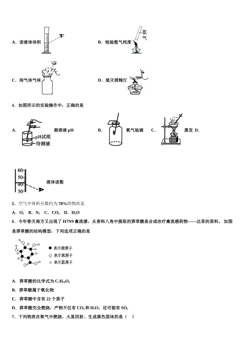 广东省2025年湛江雷州市中考化学模拟精编试卷含解析_第2页