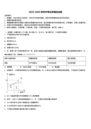 广东省东莞市寮步宏伟初级中学中考化学模拟预测试卷含解析