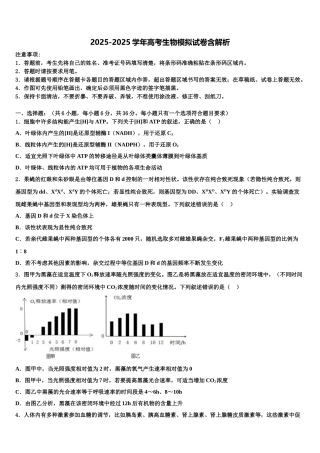 广东省台山市华侨中学高三生物试卷含解析