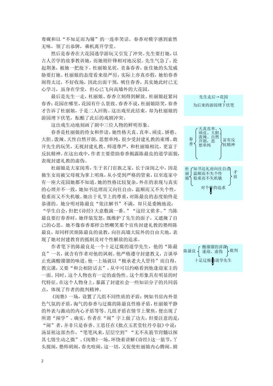 高二语文下册教材优化全析人教版第四册 (8)_第2页