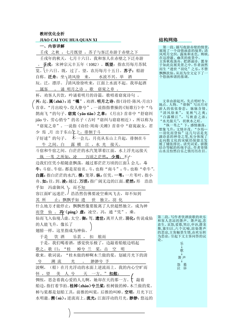 高二语文下册教材优化全析人教版第四册 (13)_第1页