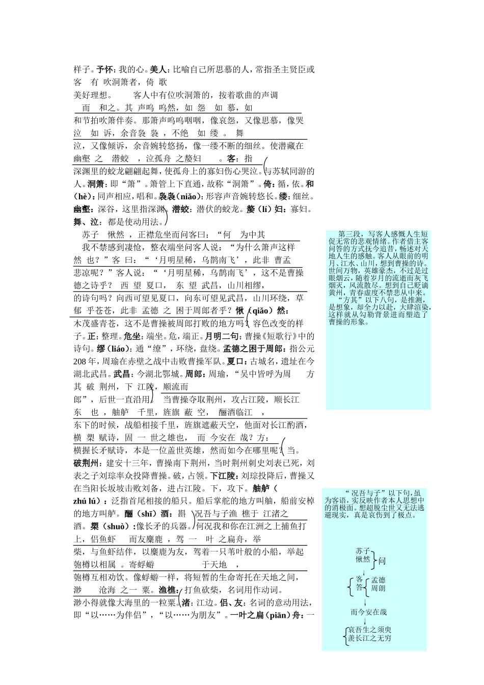 高二语文下册教材优化全析人教版第四册 (13)_第2页