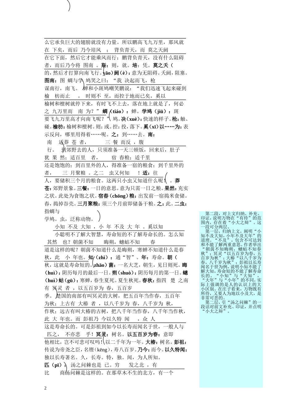 高二语文下册教材优化全析人教版第四册 (14)_第2页