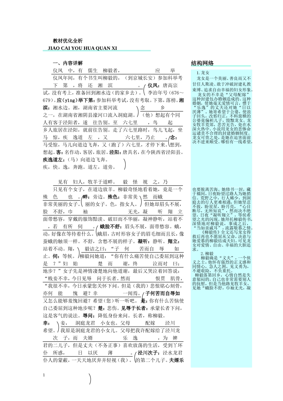 高二语文下册教材优化全析人教版第四册 (16)_第1页
