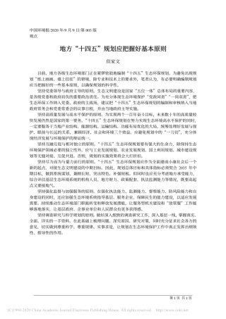 地方_十四五_规划应把握好基本原则_但家文