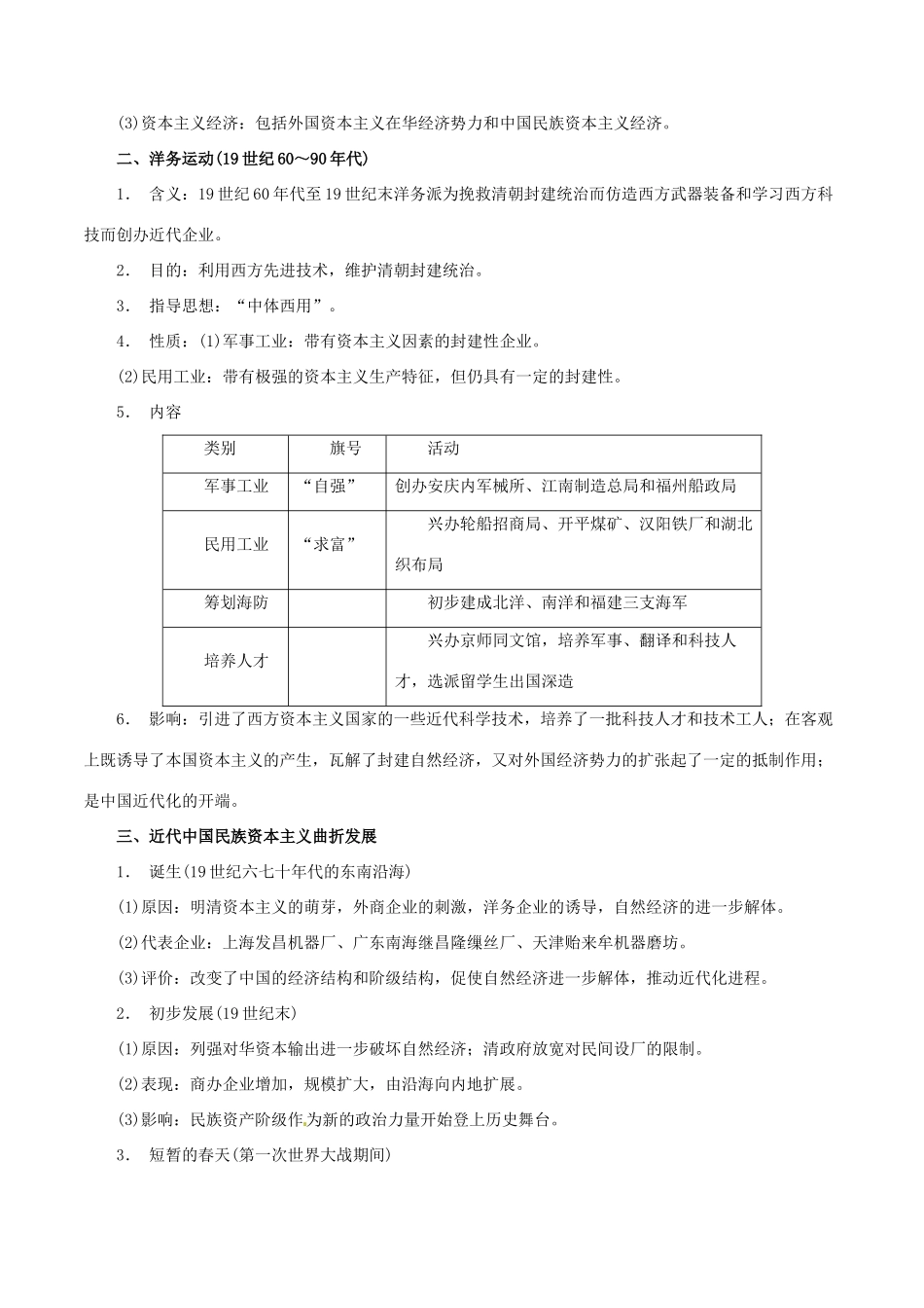 高考历史 考纲解读与热点难点突破 专题09 近代以来经济结构的变动与社会生活变迁教学案（含解析）-人教版高三全册历史教学案_第2页