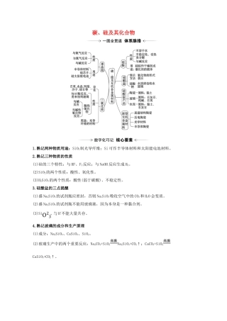 高考化学一轮复习 4.1 碳、硅及其化合物素材 新人教版-新人教版高三全册化学素材