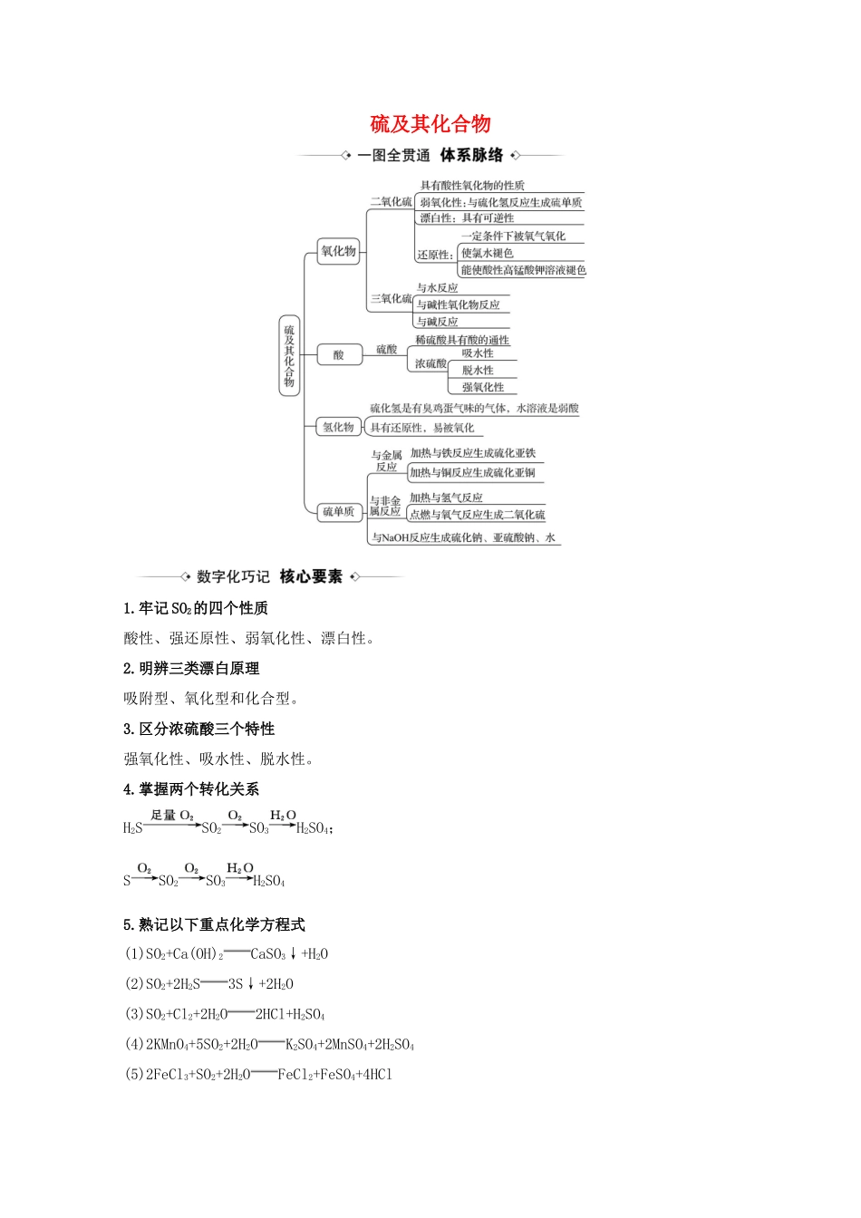 高考化学一轮复习 4.4 硫及其化合物素材 新人教版-新人教版高三全册化学素材_第1页
