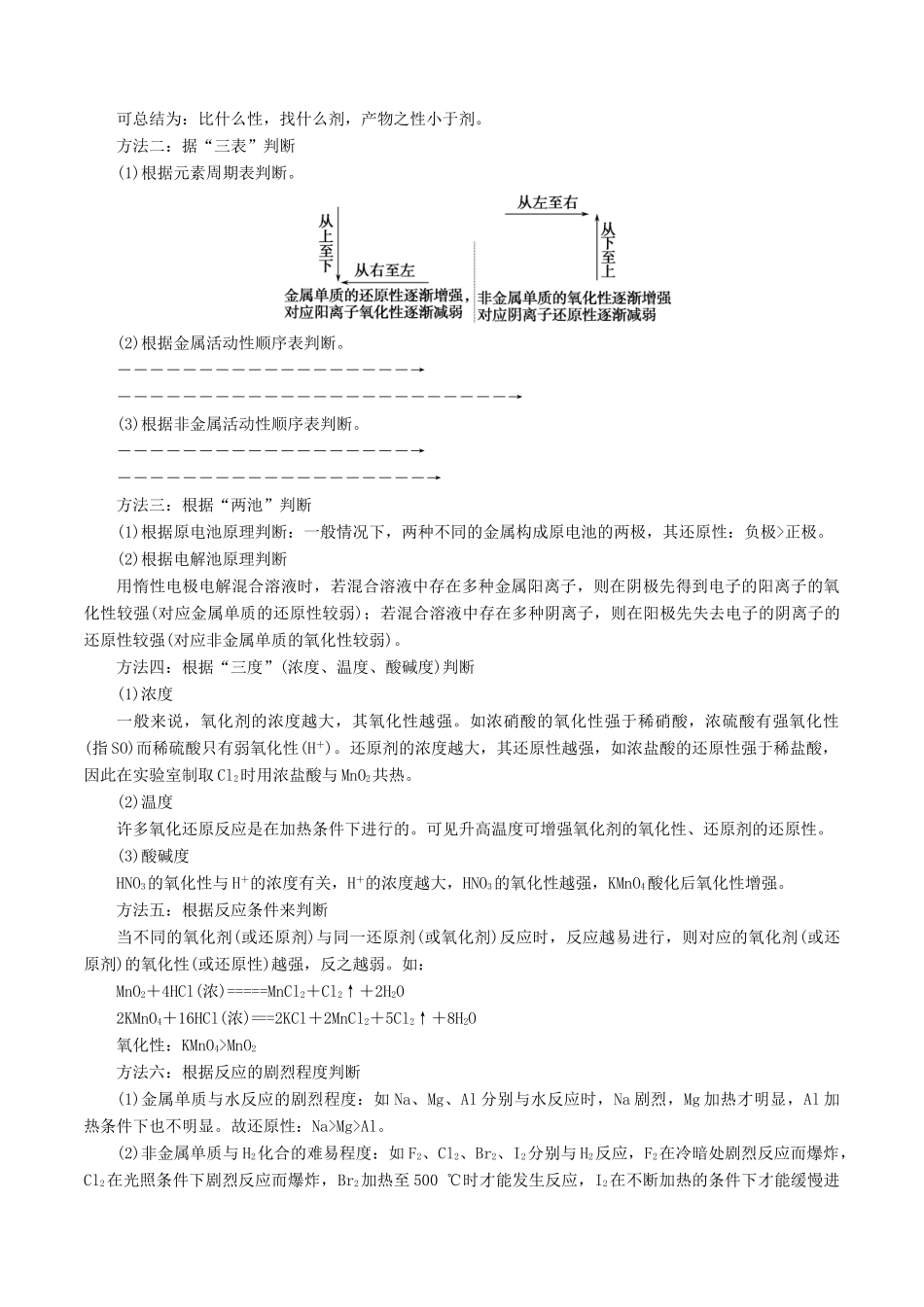 高考化学一轮复习 专题2.3 氧化还原反应教学案-人教版高三全册化学教学案_第3页