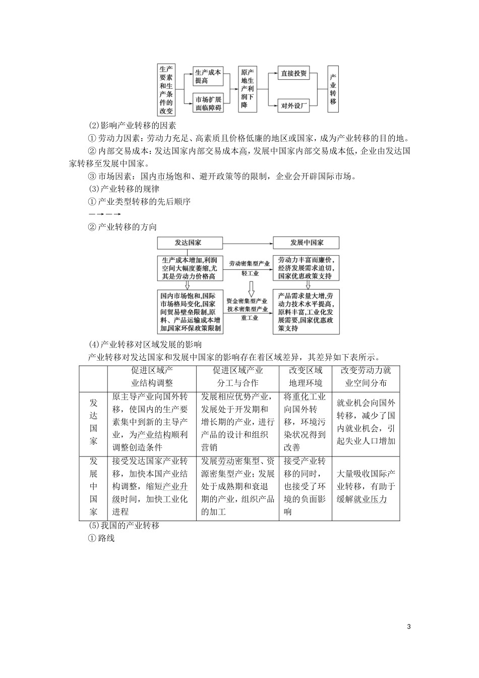 高考地理一轮复习 第3部分 第12单元 区域综合开发与可持续发展 第3节 经济发达地区的可持续发展——以珠江三角洲地区为例教学案（含解析）鲁教版-鲁教版高三全册地理教学案_第3页